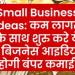Small Business Ideas कम लागत के साथ शुरु करे ये 4 बिजनेस आइडिया, होगी बंपर कमाई