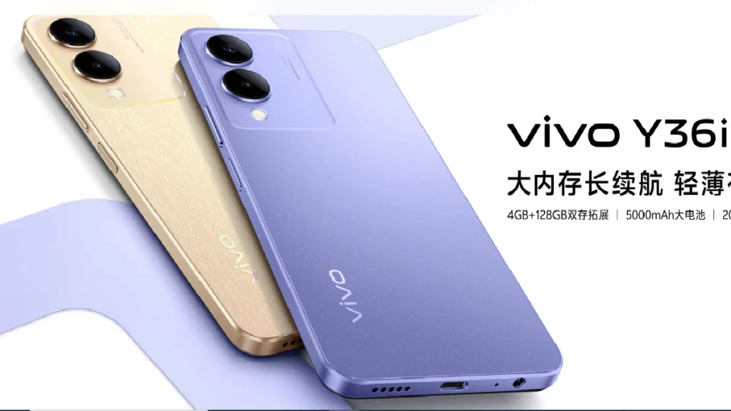 Vivo Y36i launch in china